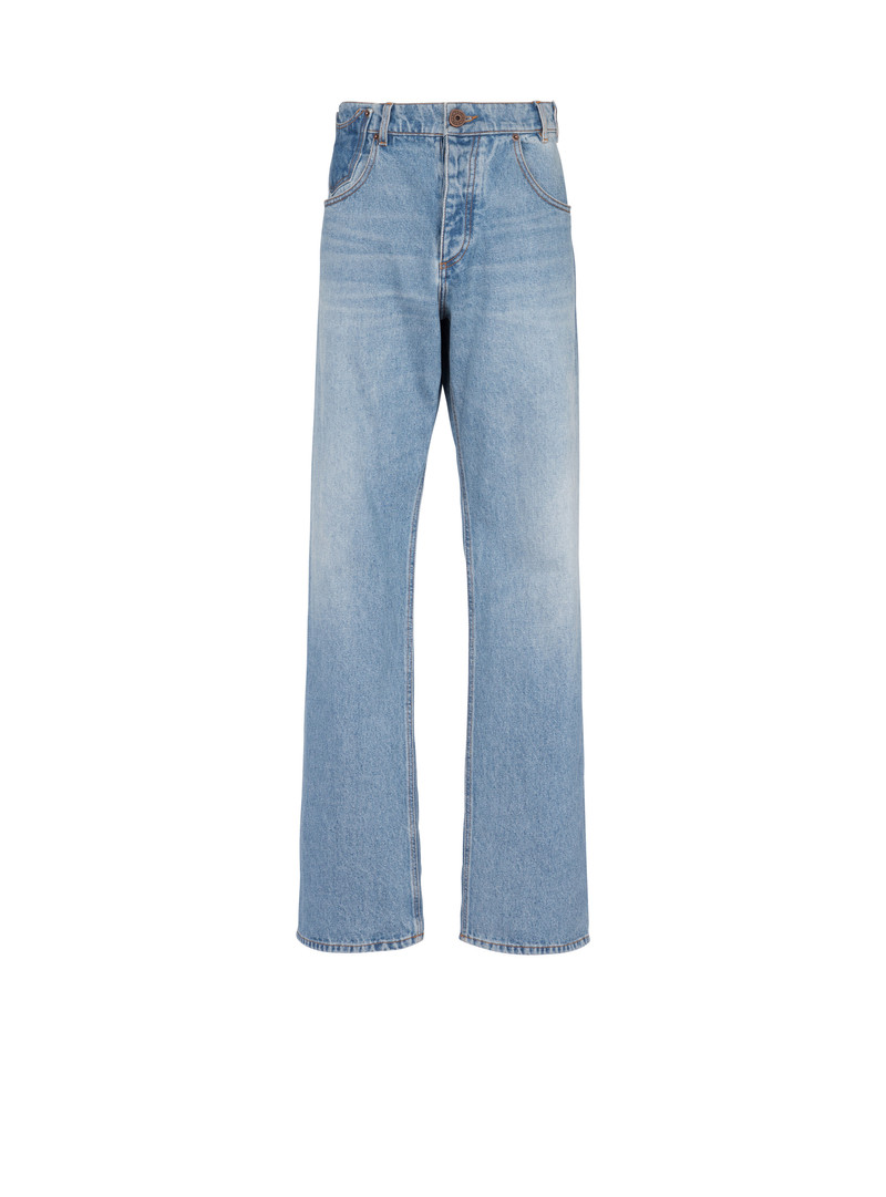 Jeans in contrast-effect denim - 1
