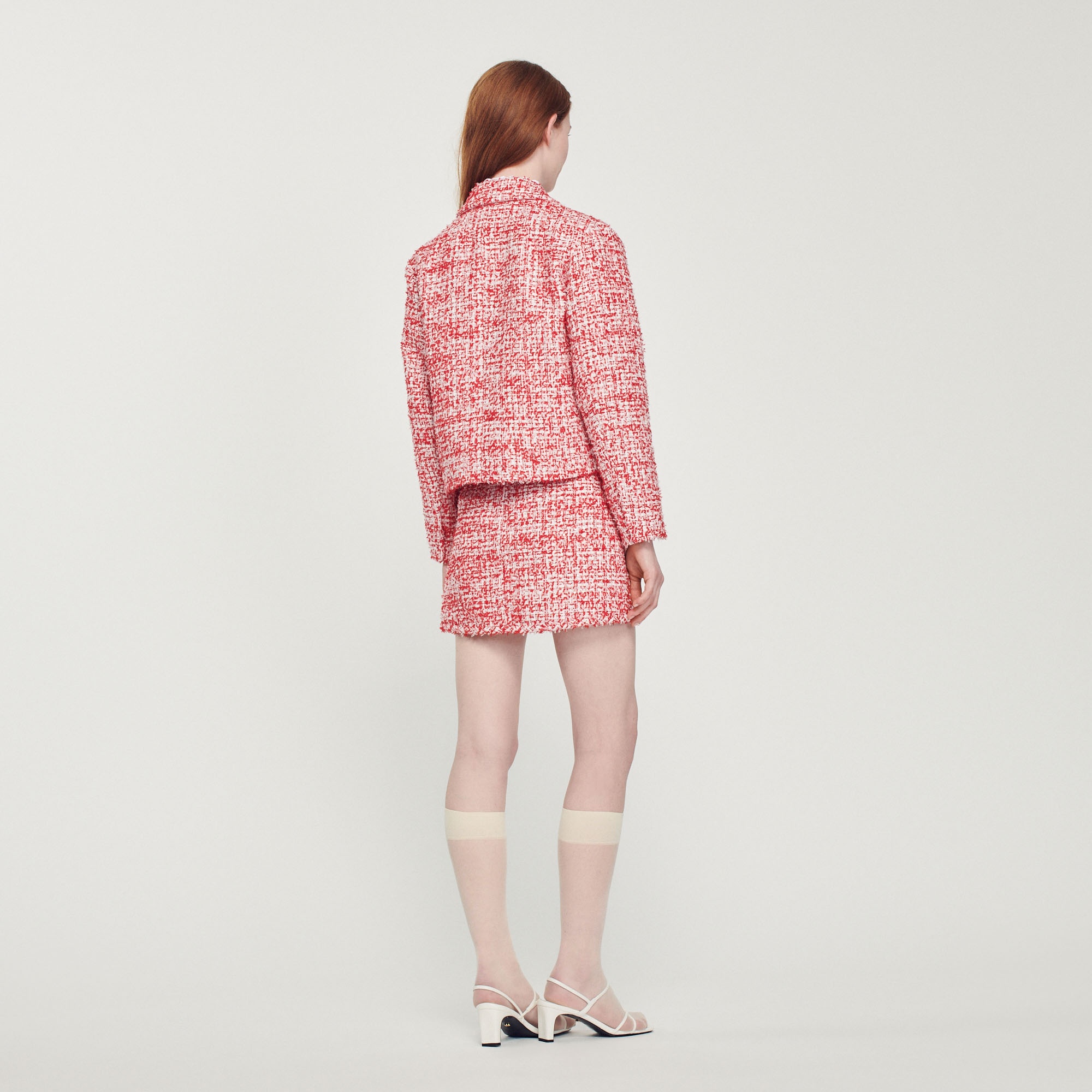 Cropped tweed jacket - 6