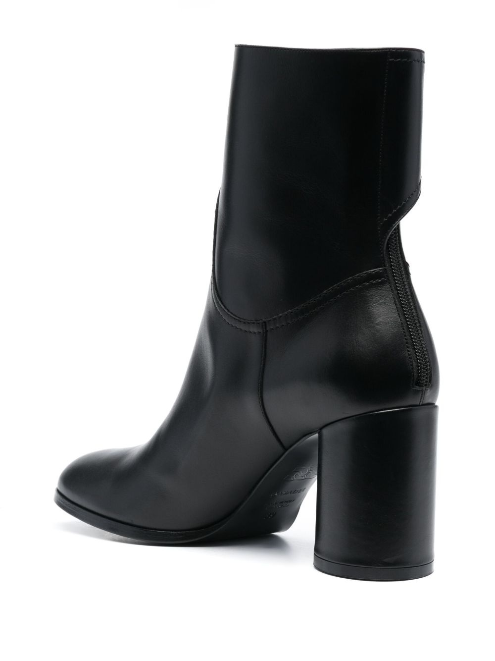 90mm block-heel leather boots - 3