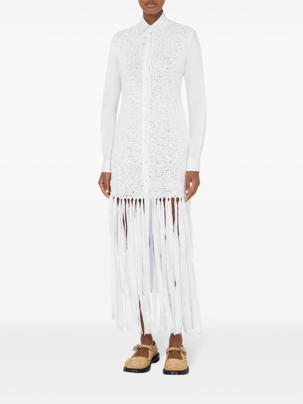 fringed maxi dress - 2