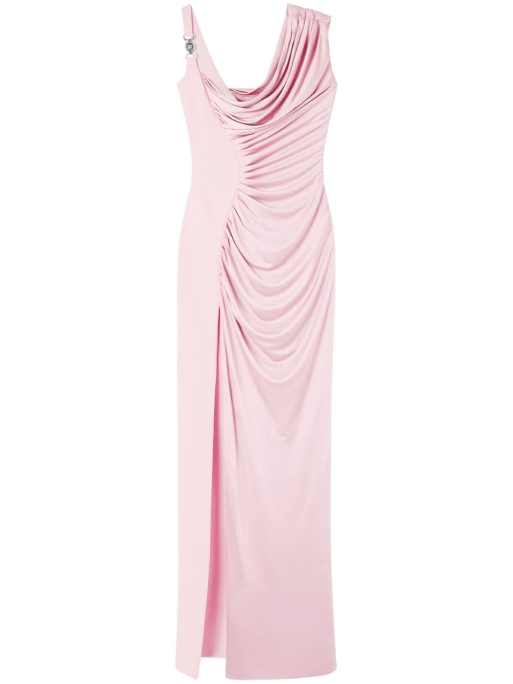 logo-plaque maxi dress - 1