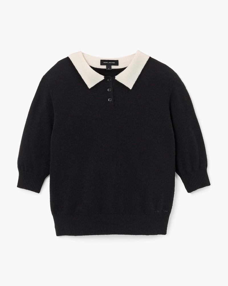 Marc Jacobs TROMPE L'OEIL KNIT POLO outlook