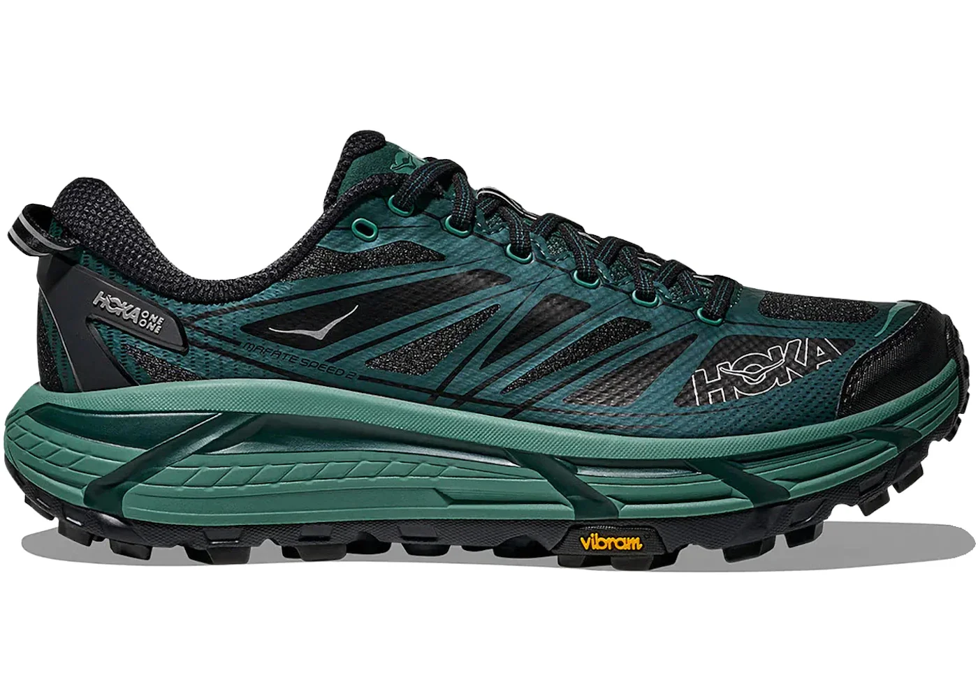 Hoka One One Mafate Speed 2 Black Bay Leaf - 1