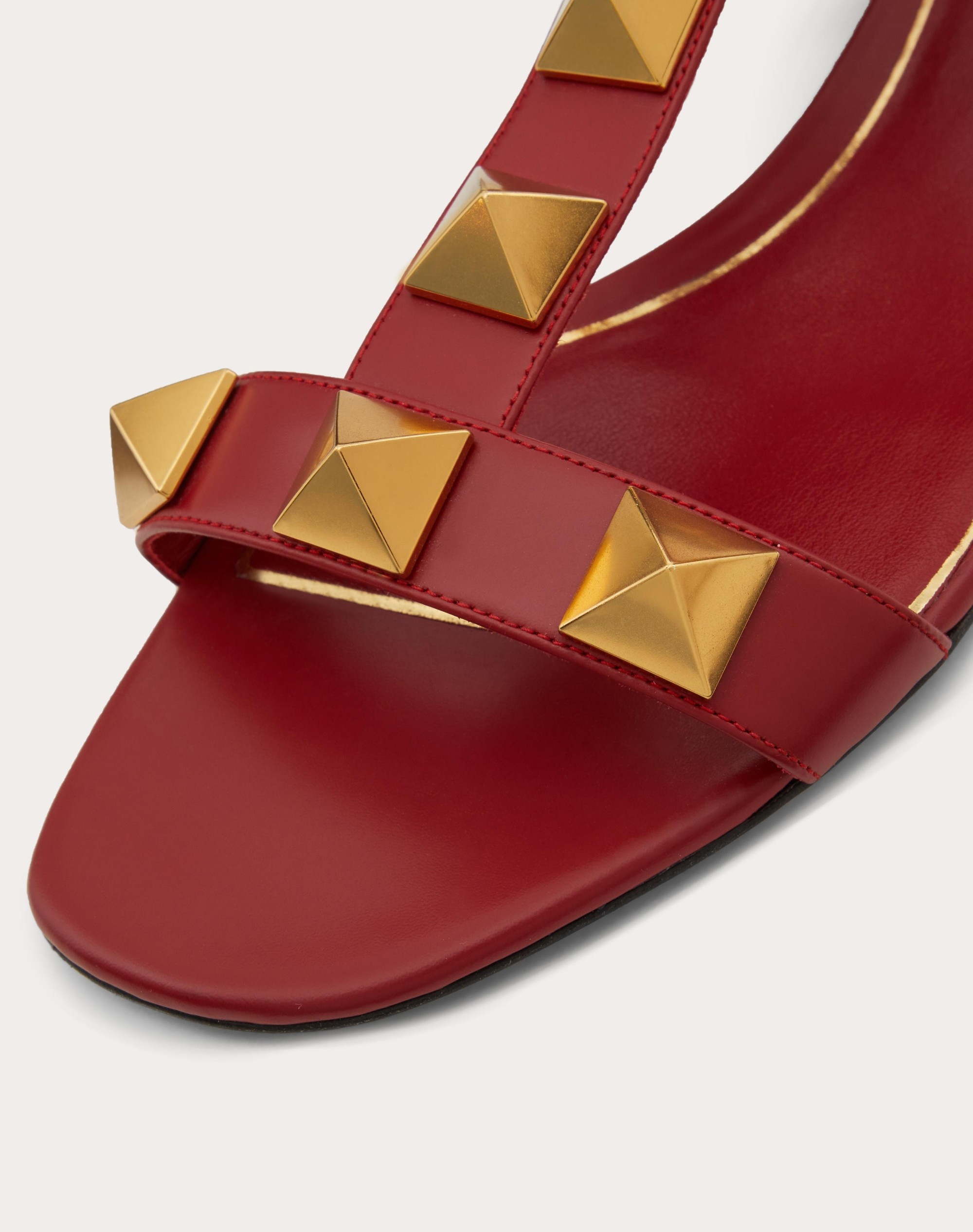ROMAN STUD FLAT CALFSKIN SANDAL - 5
