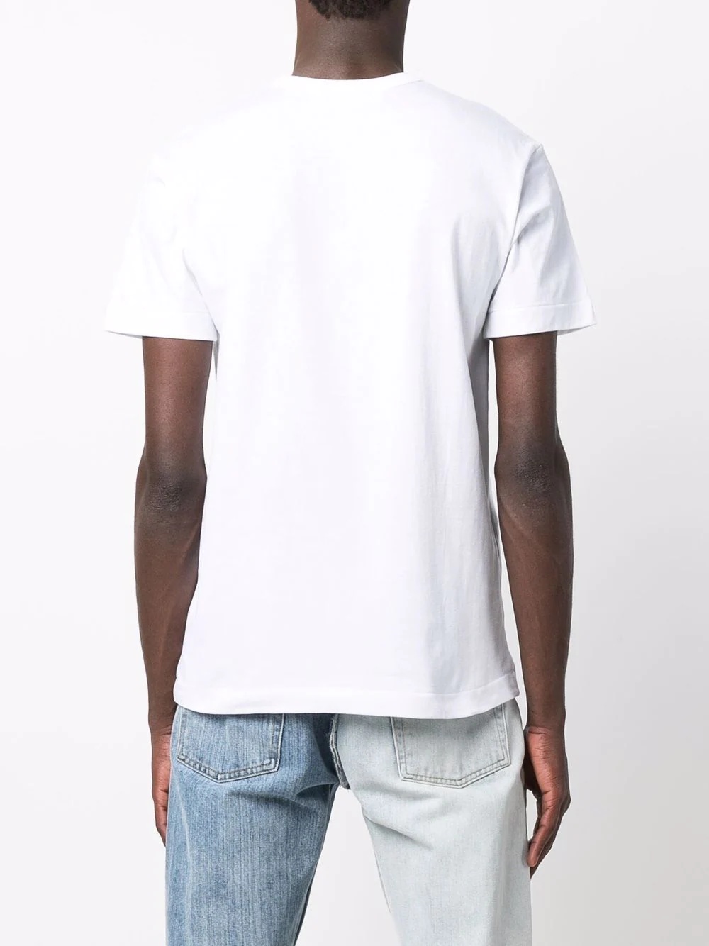 micro heart round-neck T-shirt - 4