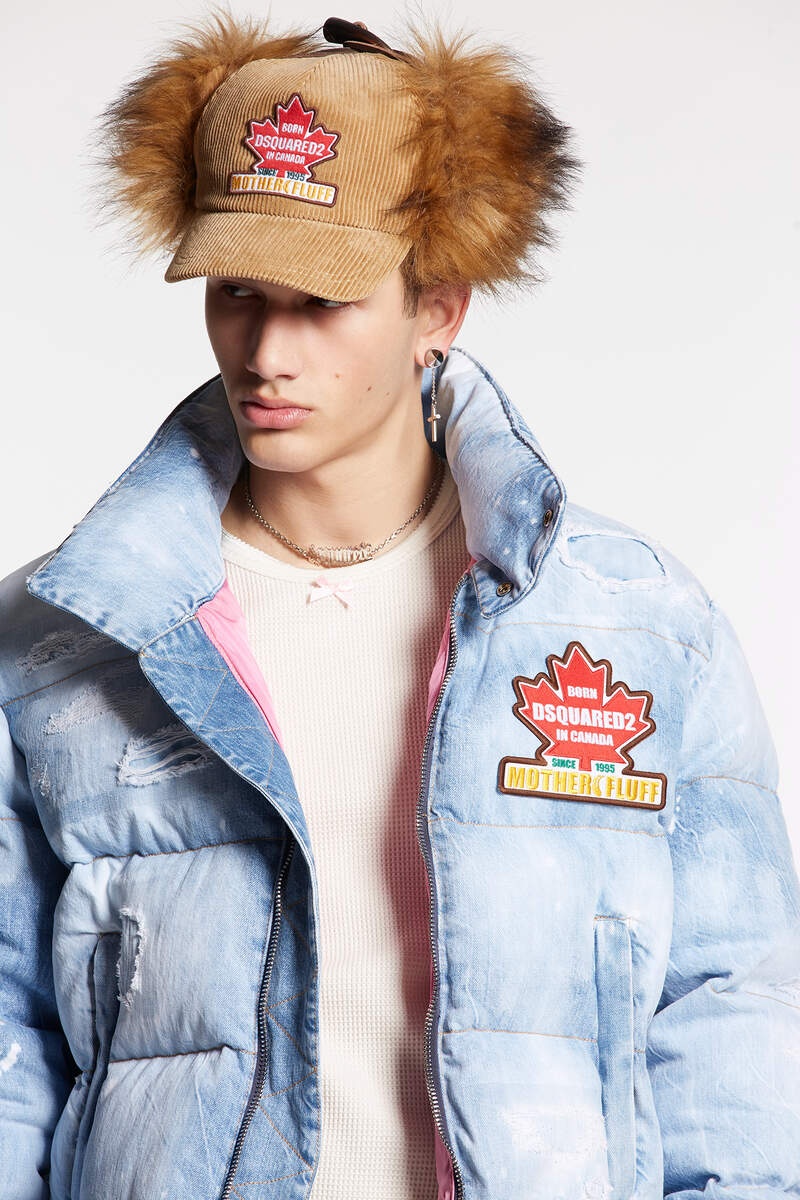 DENIM PUFF KABAN - 5
