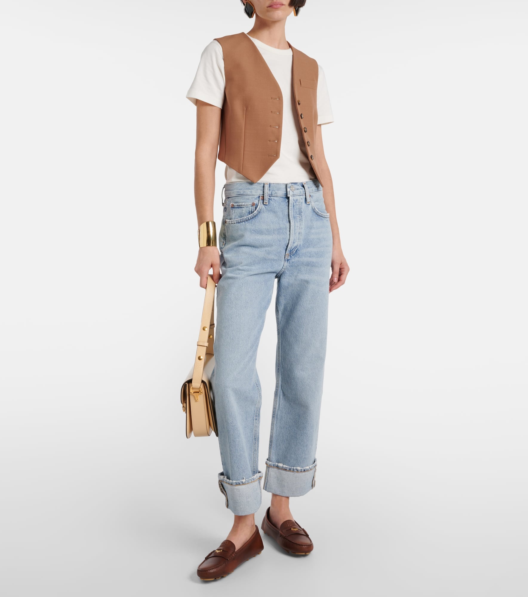 Fran mid-rise straight jeans - 2