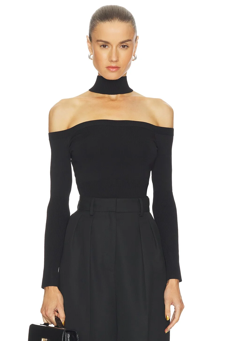 Lila Cold Shoulder Top - 1