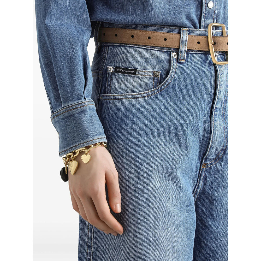Dolce & Gabbana Blue Denim - Wide-Leg Jeans Women - 5