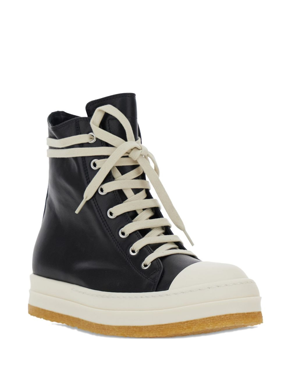 lace-up zip-fastening sneakers - 2