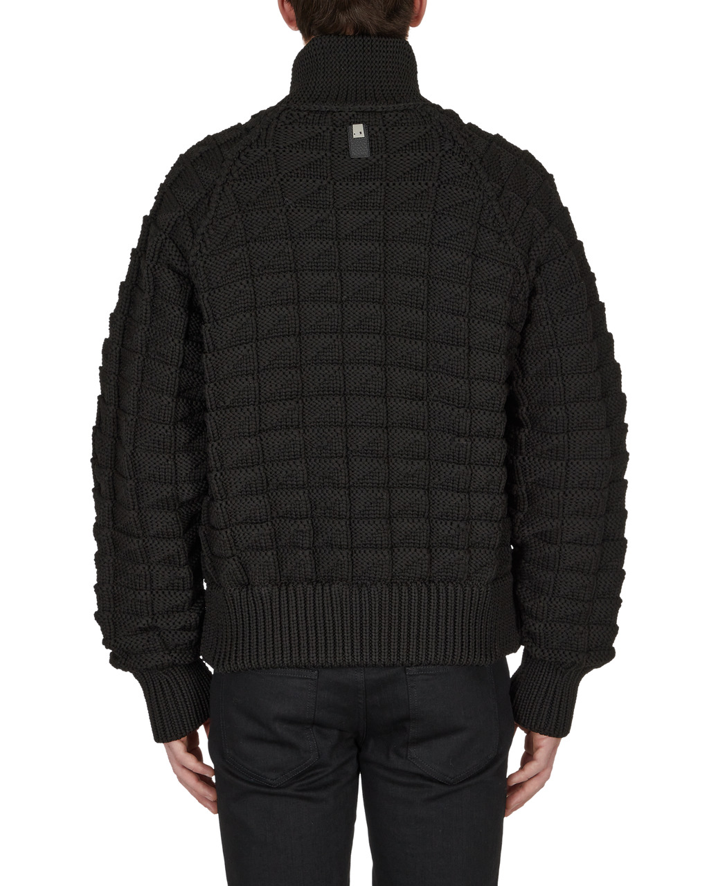 CHUNKY KNIT ZIP CARDIGAN - 5