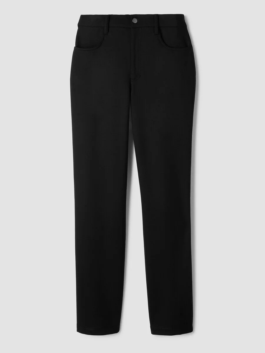 Washable Flex Ponte Straight Pant - 1
