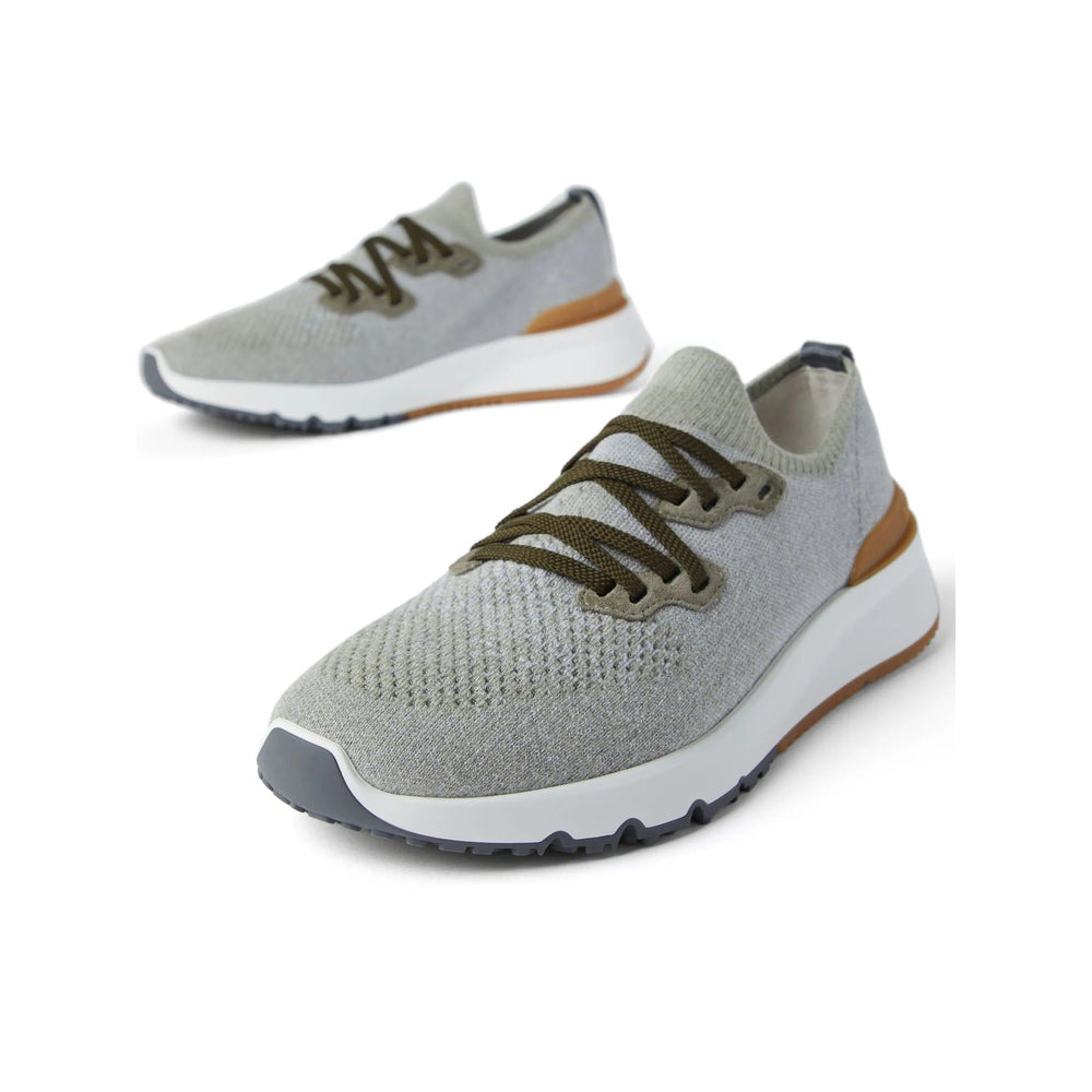 Brunello Cucinelli Grey Trainers - Low-Tops Men - 2