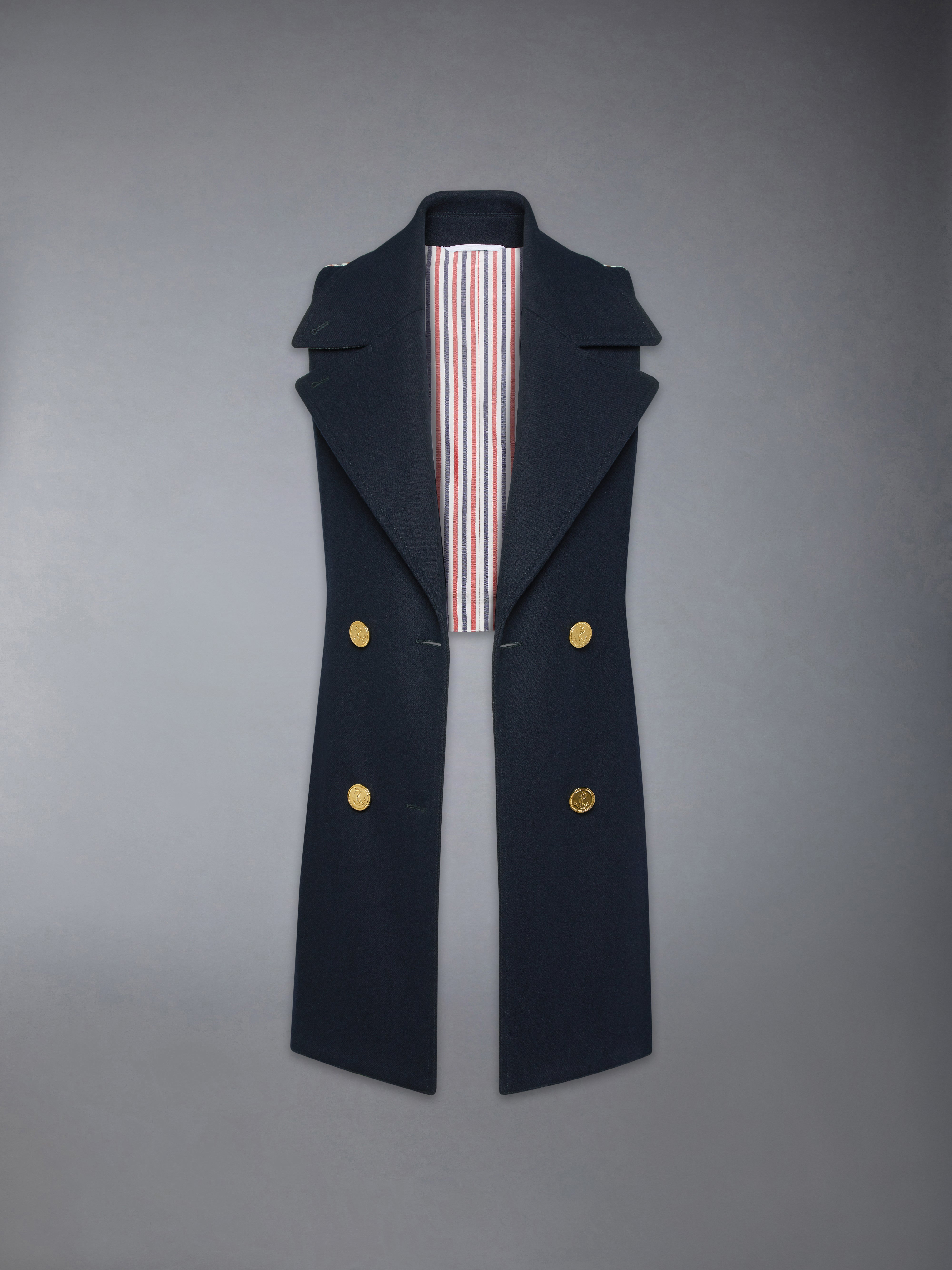 MELTON 4-BAR PEACOAT - 12
