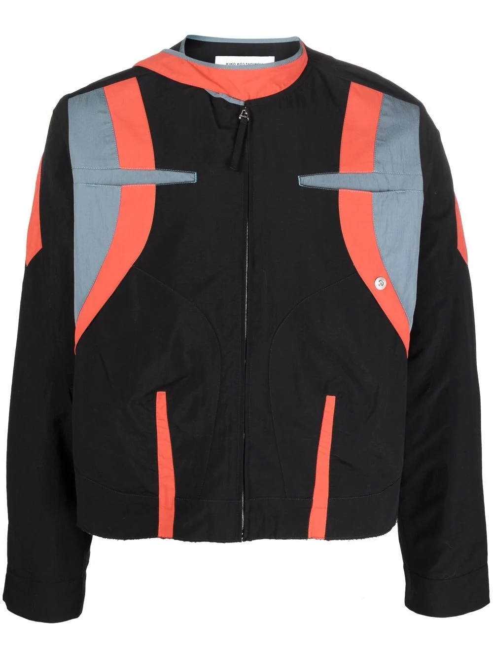 colour-block lightweight jacket - 1