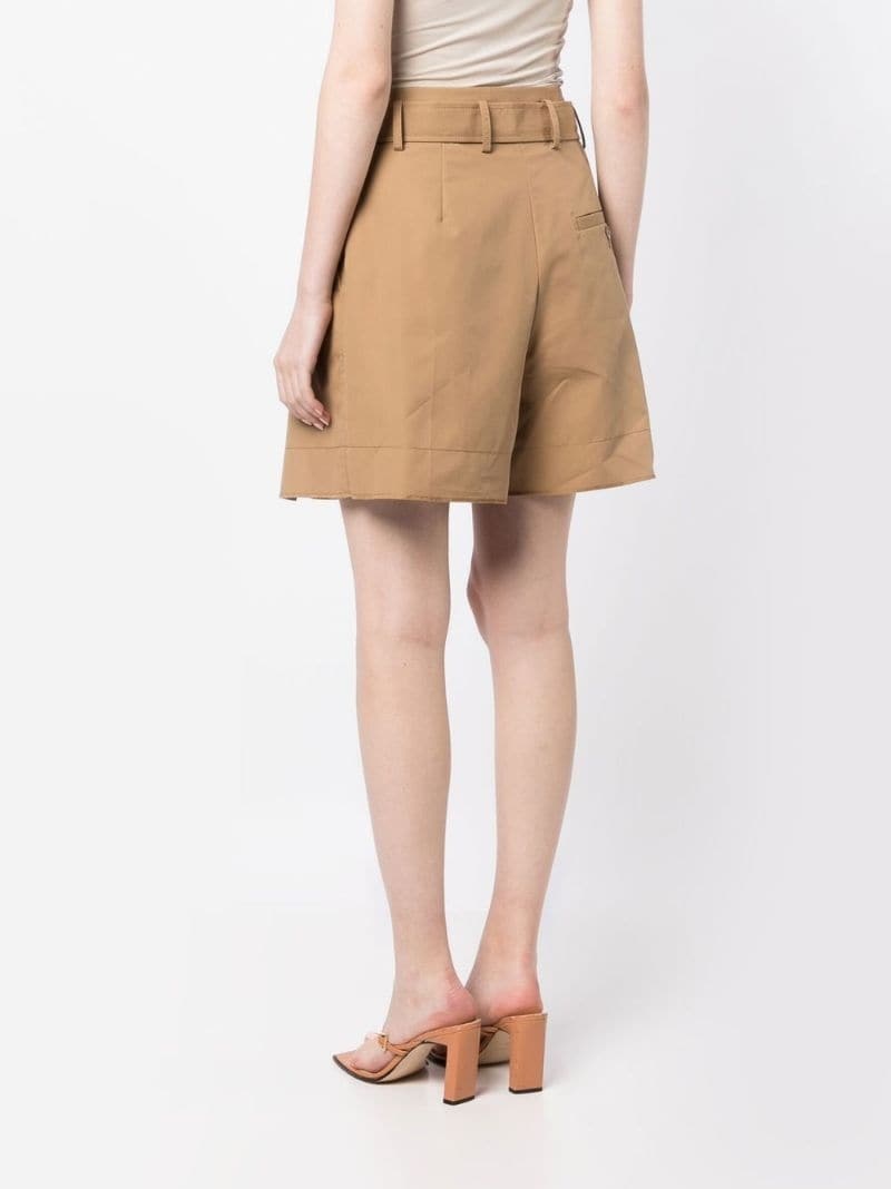 chino pleated short - 4