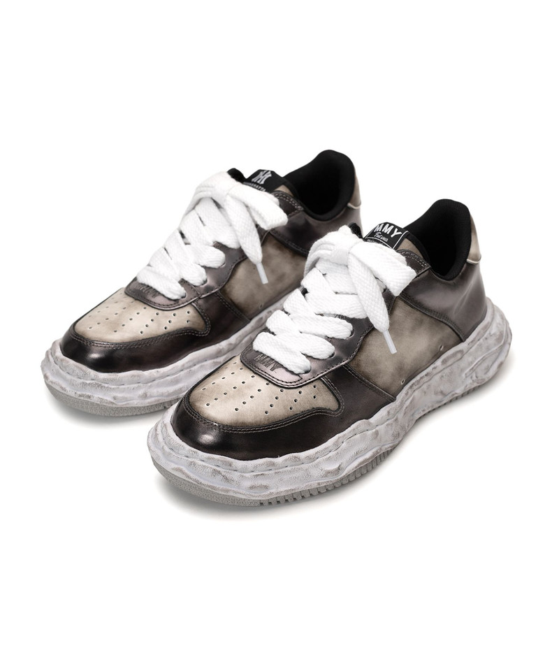 Mannahatta NYC x MMY "WAYNE" OG Sole Brush Off Leather Low-top Sneaker 11