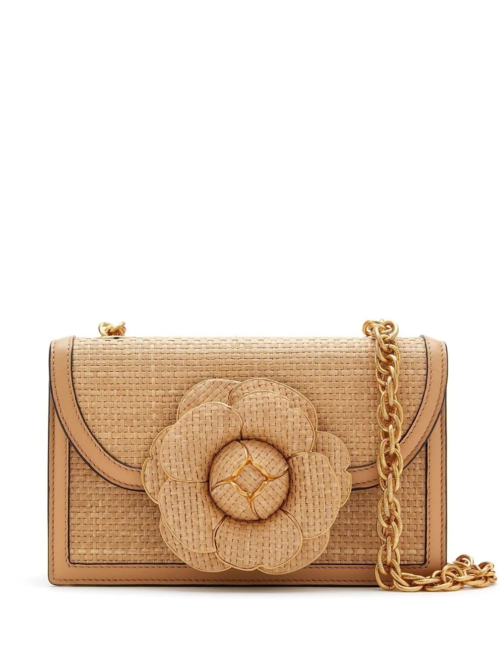 Raffia Tro crossbody bag - 1