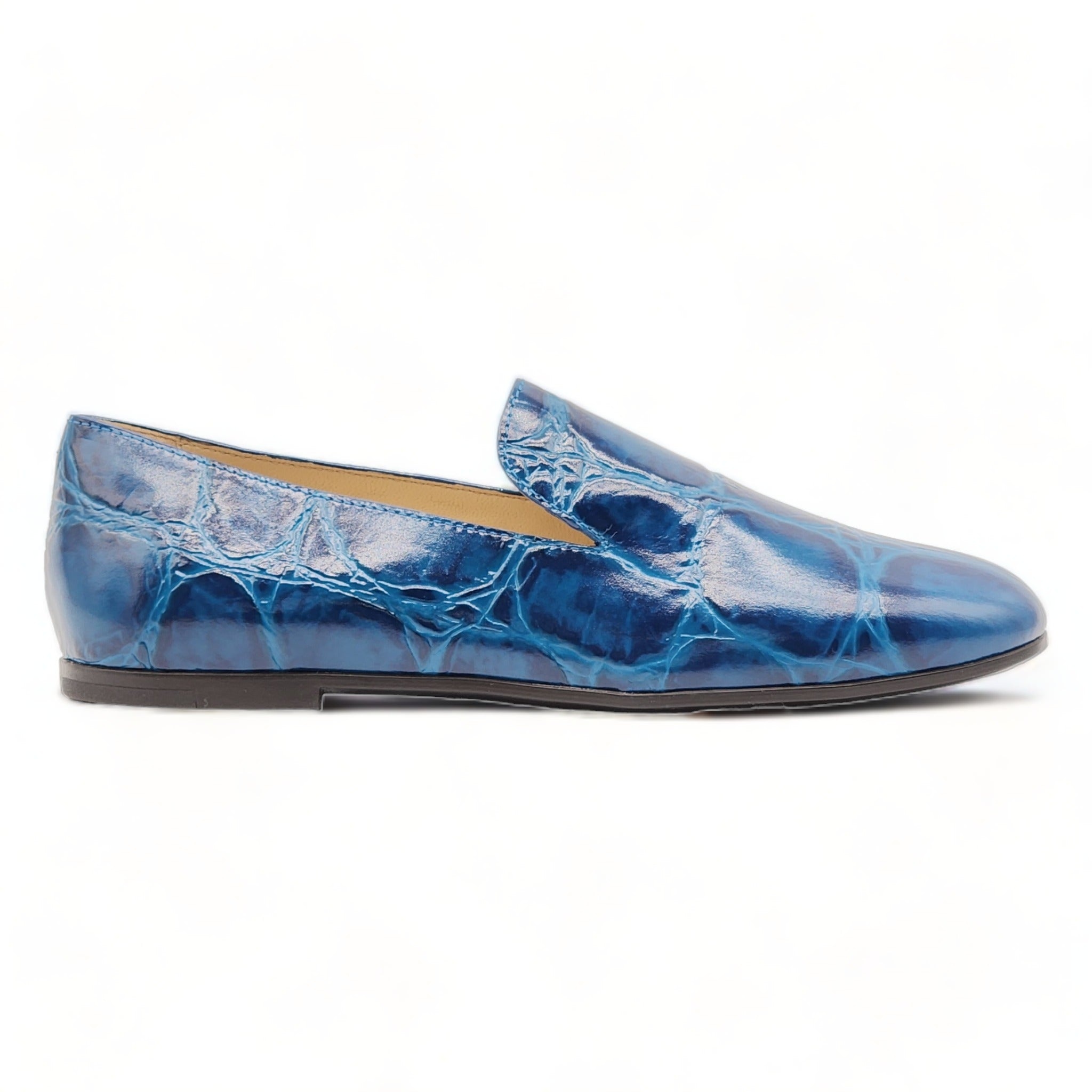 Tod's Mocassino Gomma Slip On Shoes - Blue - 2