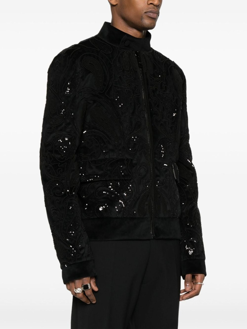 sequinned velour jacket 3
