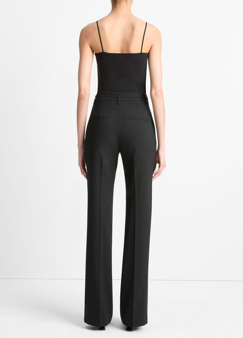 Vince Belted High-Waist Slim Flare Trouser outlook