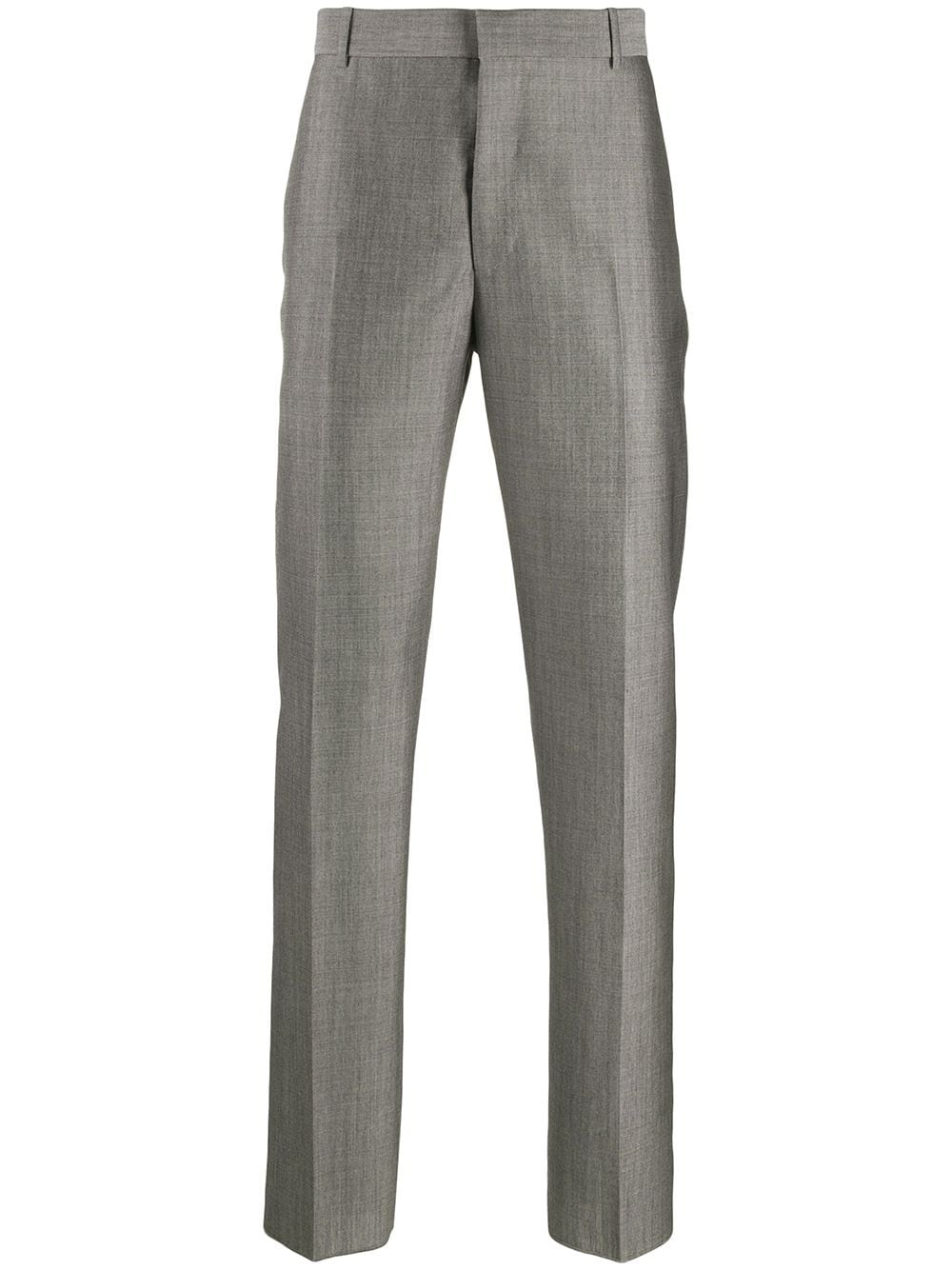 satin weave suit trousers - 1