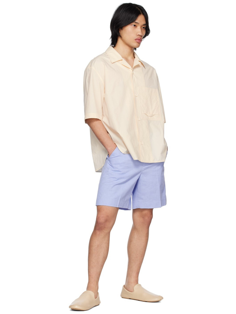 SOLID HOMME Blue Four-Pocket Shorts outlook