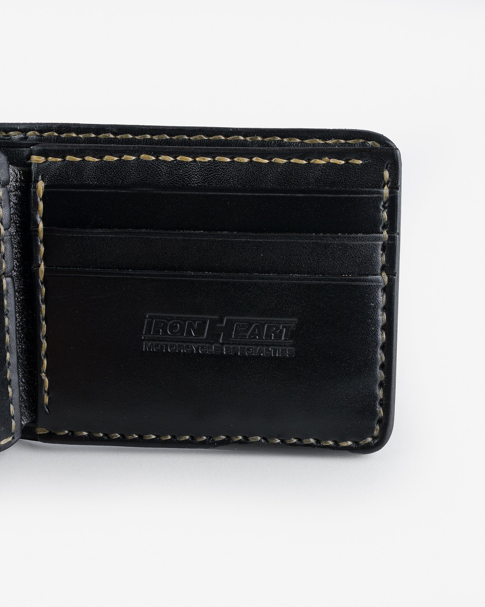 IHG-071-NAV Slimline Small Shell Cordovan Wallet - Navy - 7