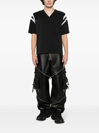 Off-White adjustable leather cargo trousers outlook