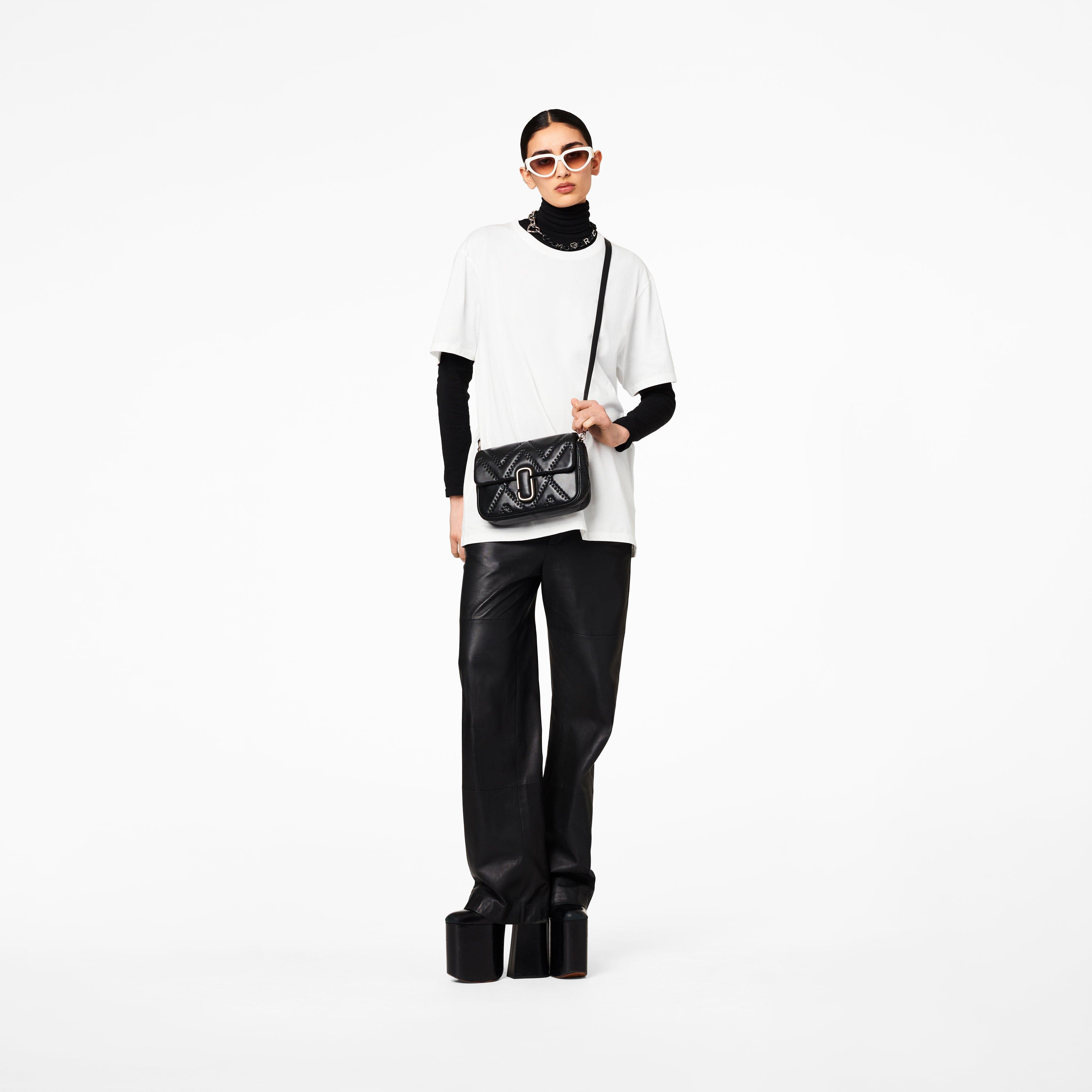 THE QUILTED LEATHER J MARC SHOULDER BAG - 4