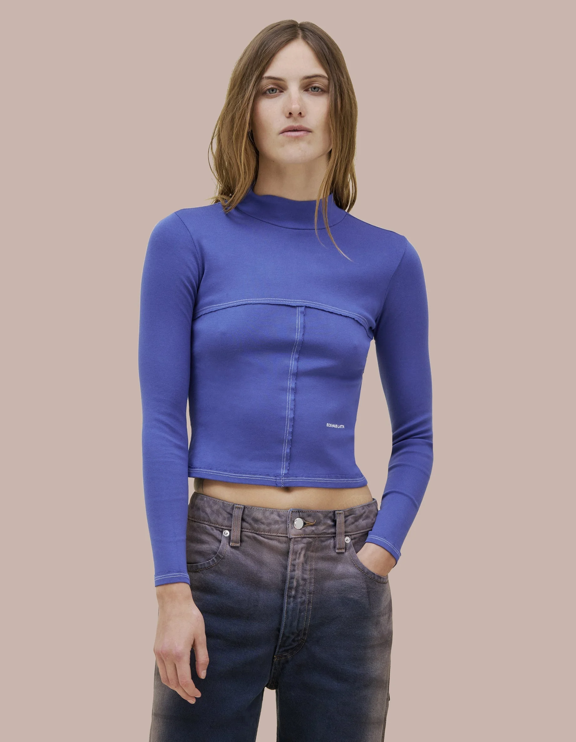 LAPPED BABY TURTLENECK. - 1