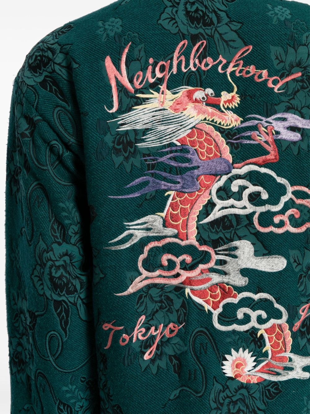 Souvenir jacquard shirt jacket - 5
