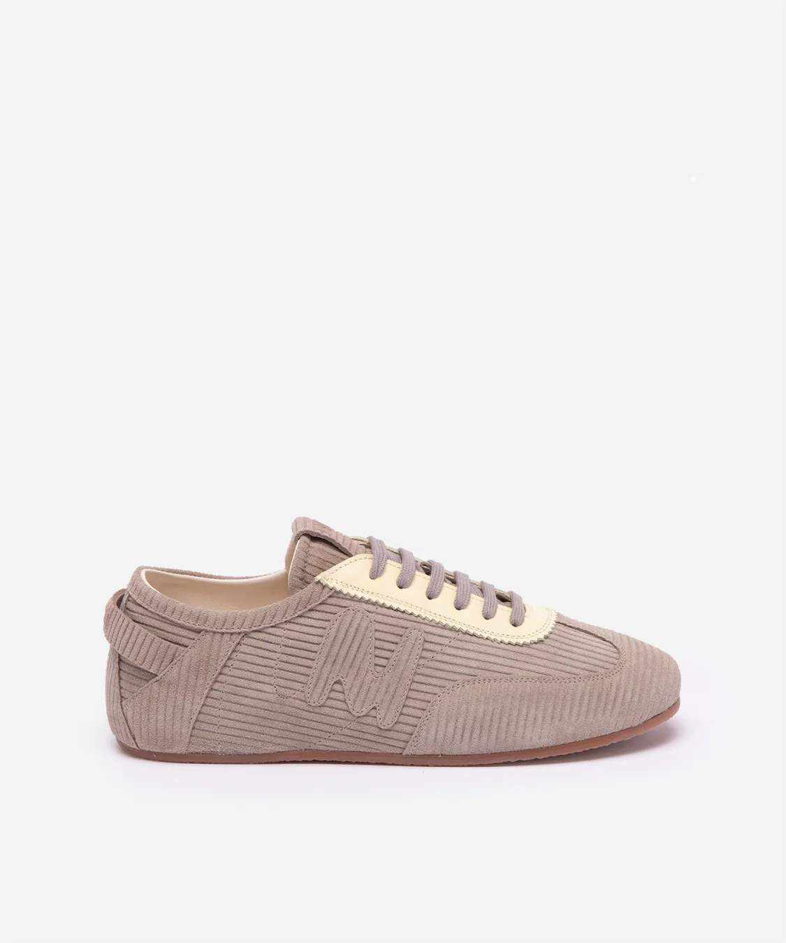 Super flat velvet sneakers - 1