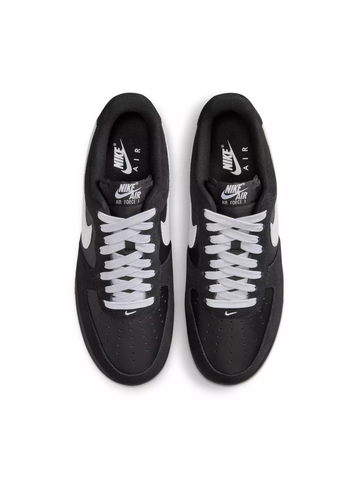 Air Force 1 '07 LV8 "Black/White/Gum Light Brown" Men's Shoe - 6