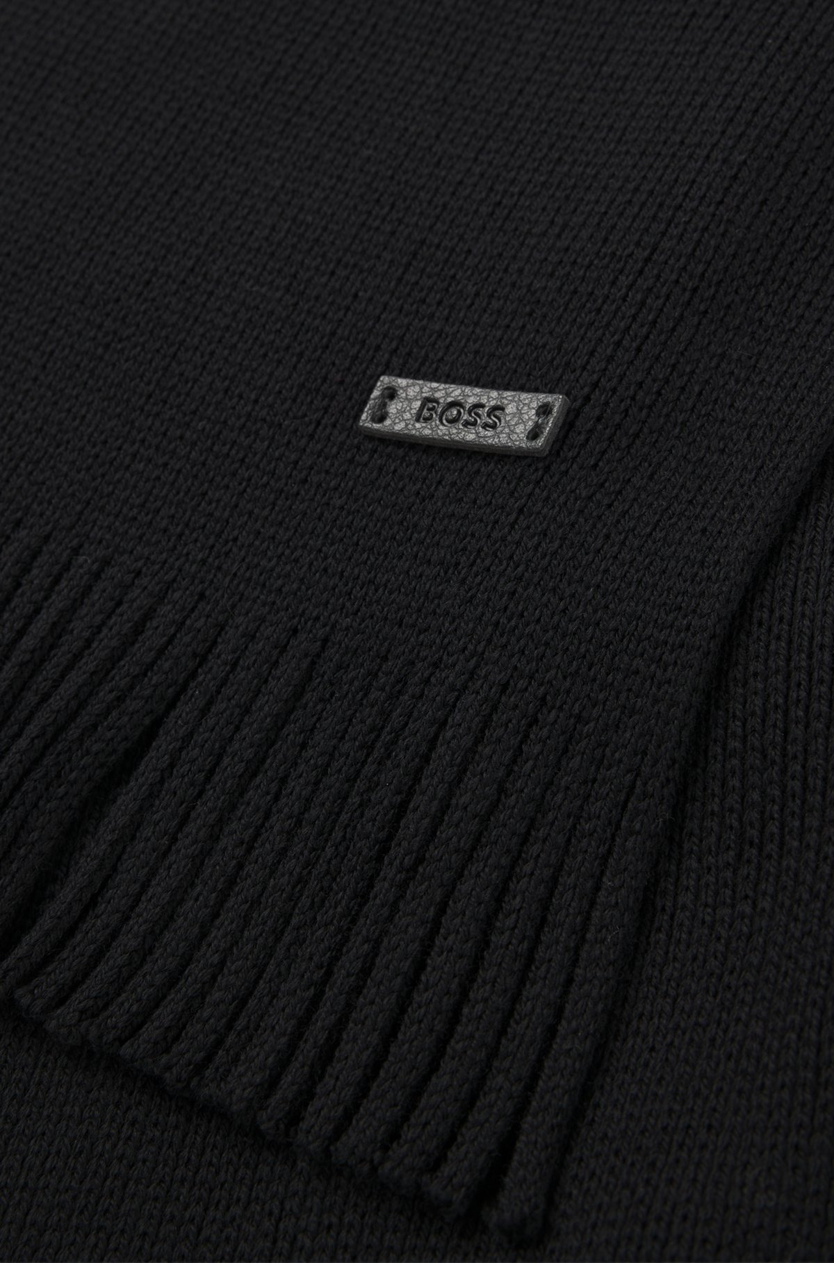 RASCHEL-KNIT SCARF IN VIRGIN WOOL - 4