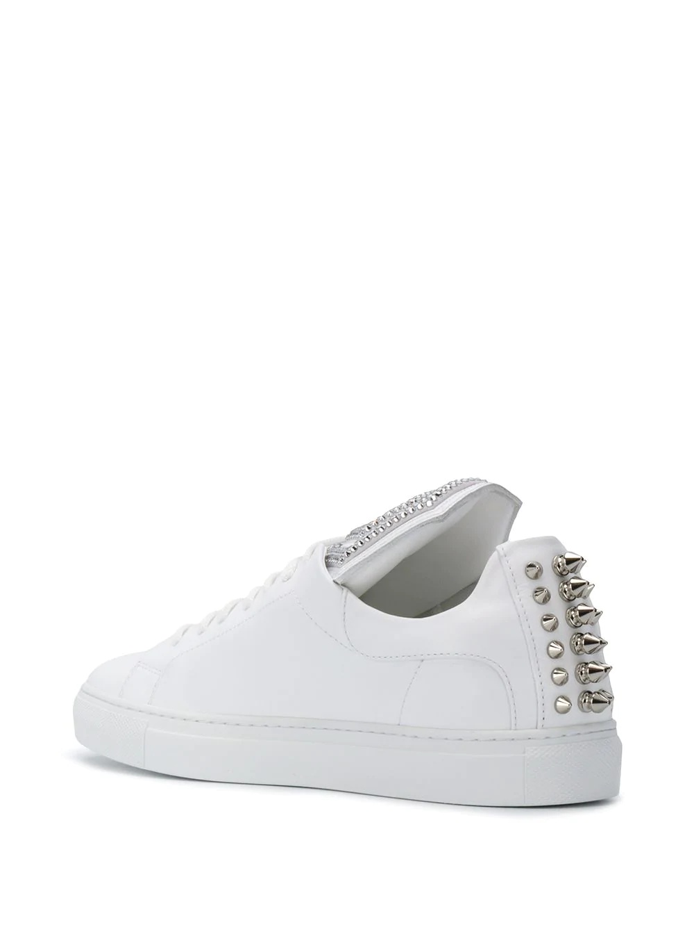 stud embellished low-top sneakers  - 3