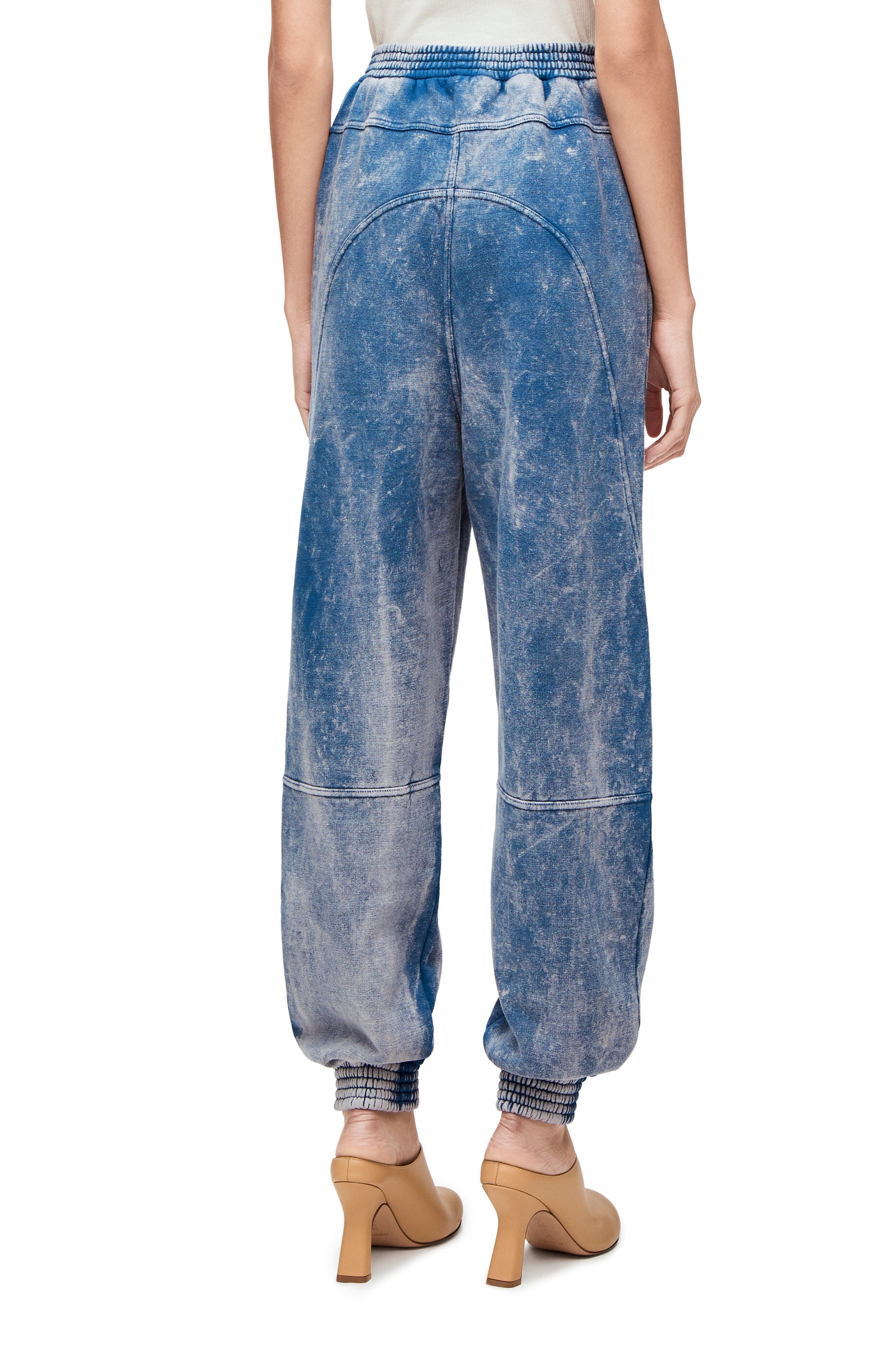 Jogging trousers in cotton fleece - 4