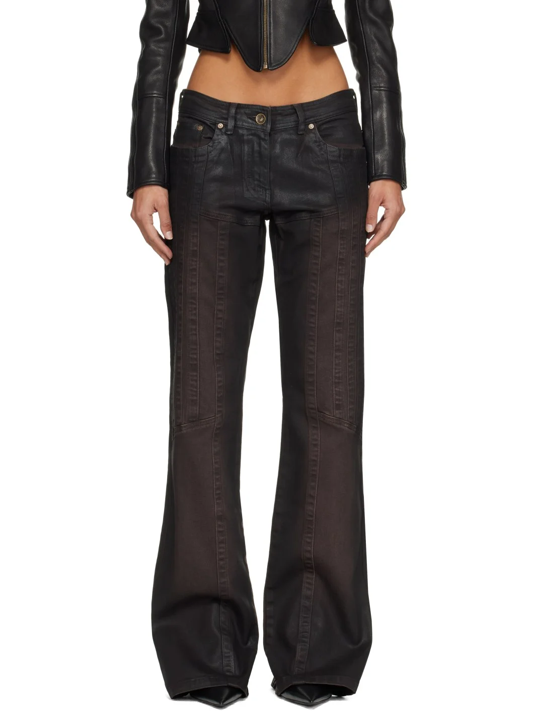 Brown Alice Gloss Jeans - 1