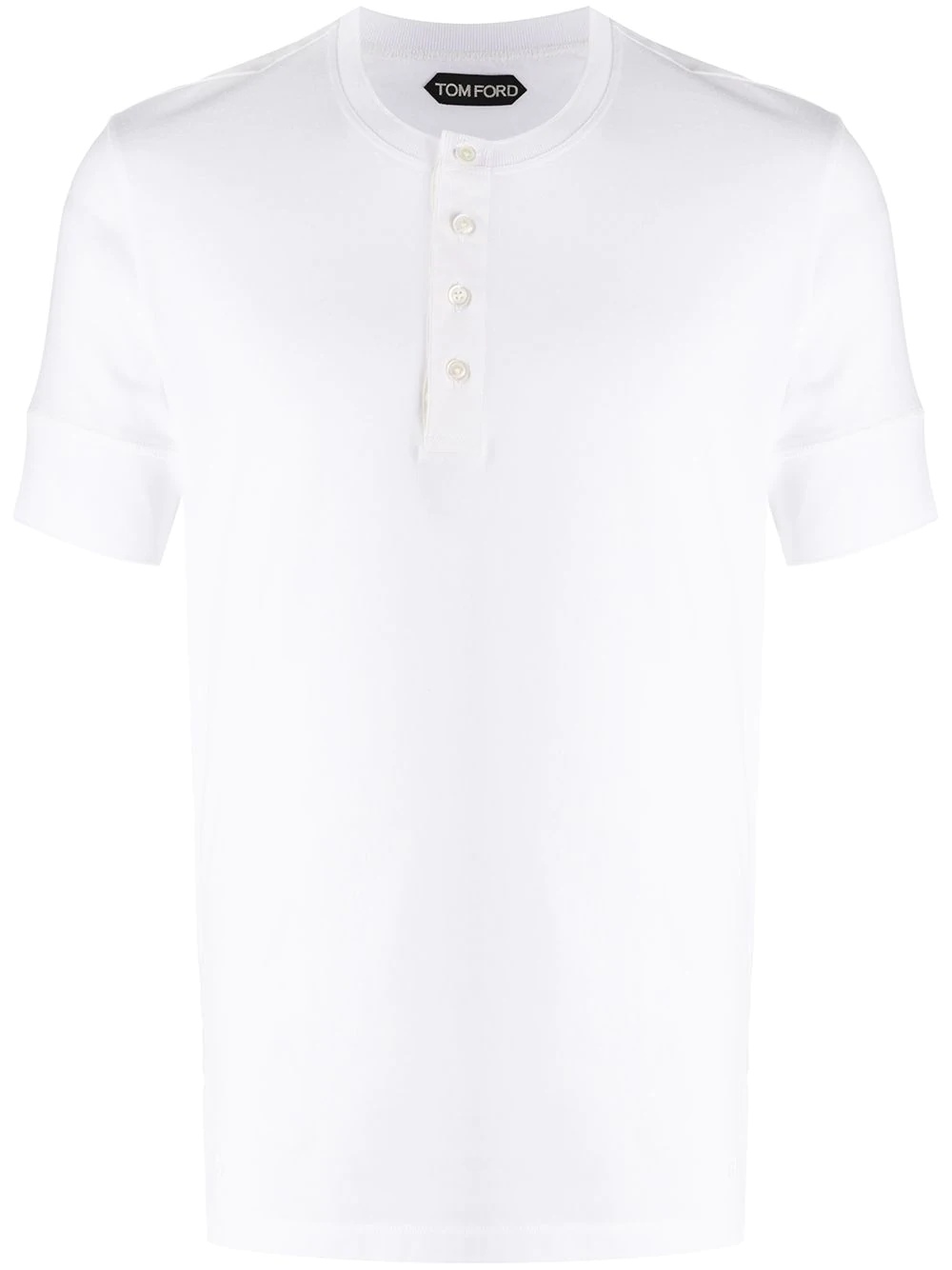 button-fastening T-shirt - 1