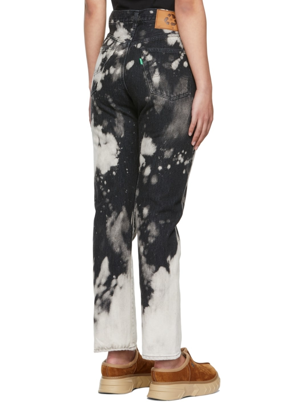 Black Recycled Punk Jeans - 3