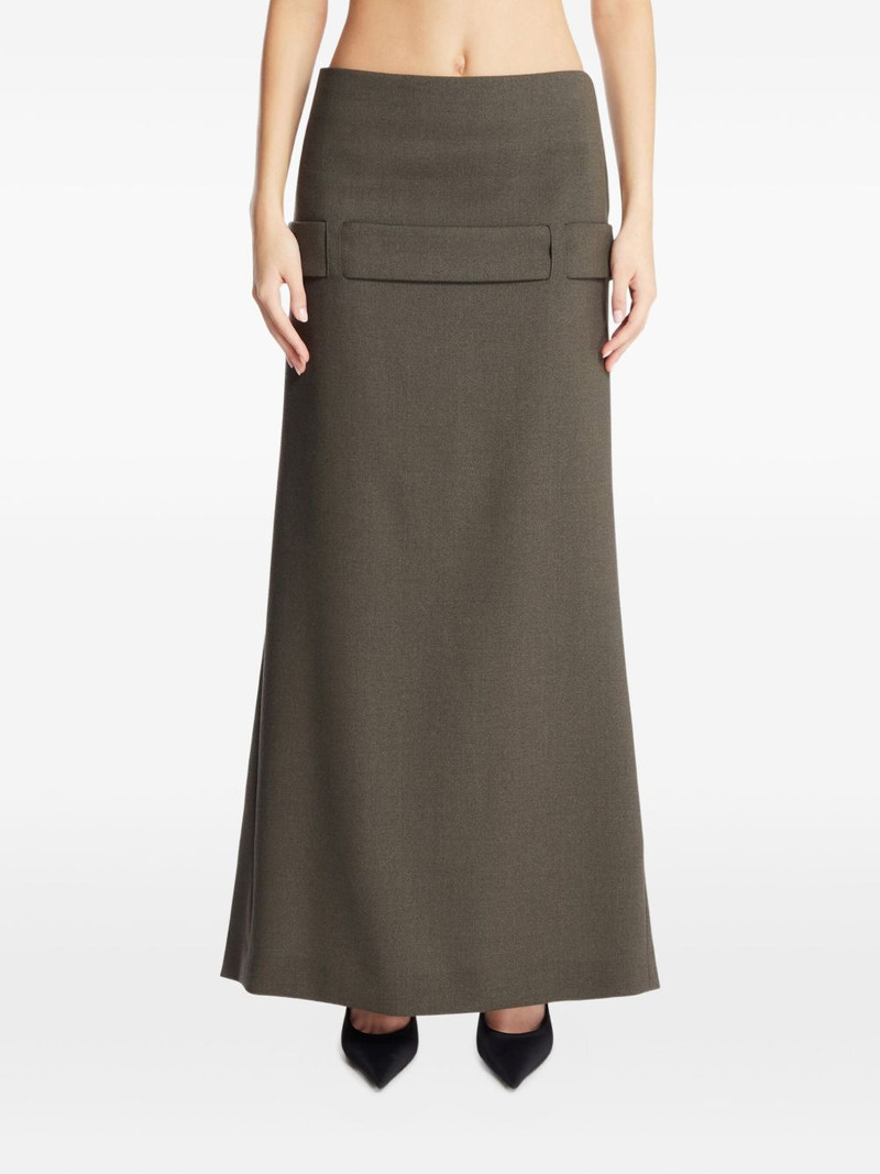 pocket-detail long skirt 3