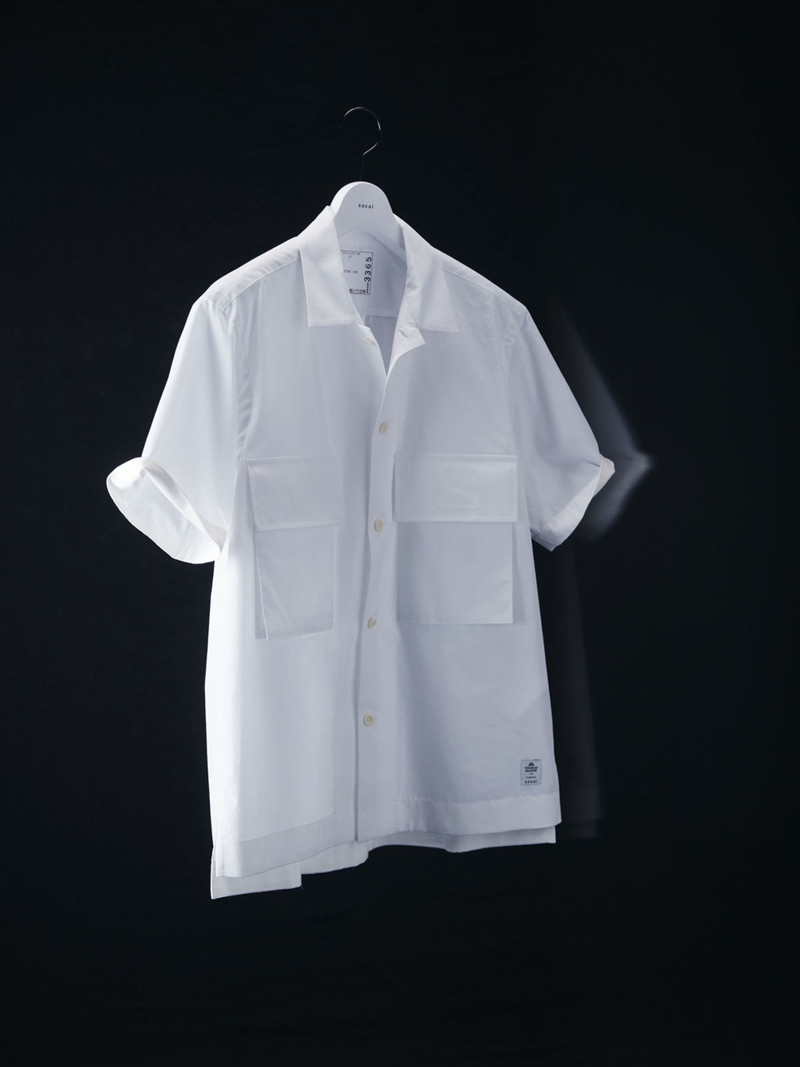sacai Thomas Mason Cotton Poplin Shirt outlook