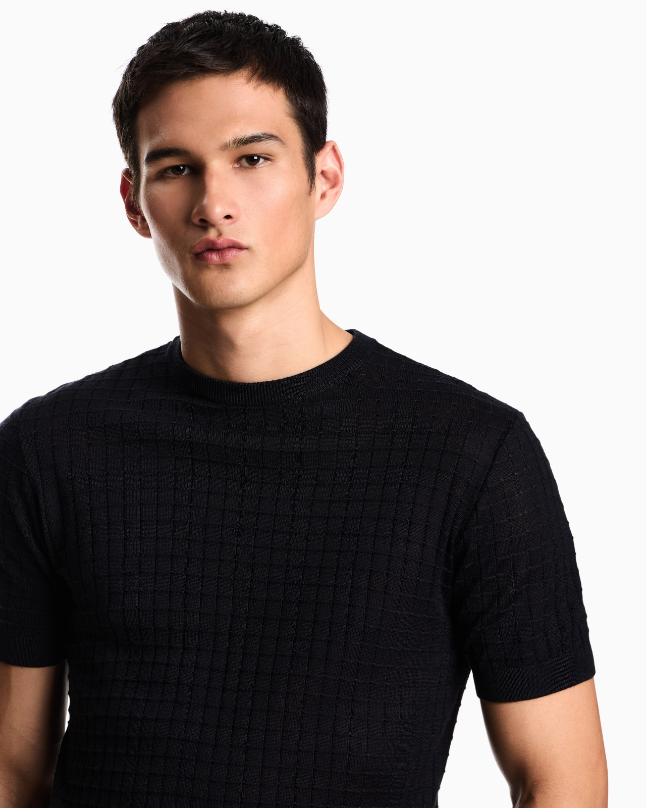 ASV LYOCELL-BLEND JUMPER IN A PLAIN AND PURL KNIT - 5