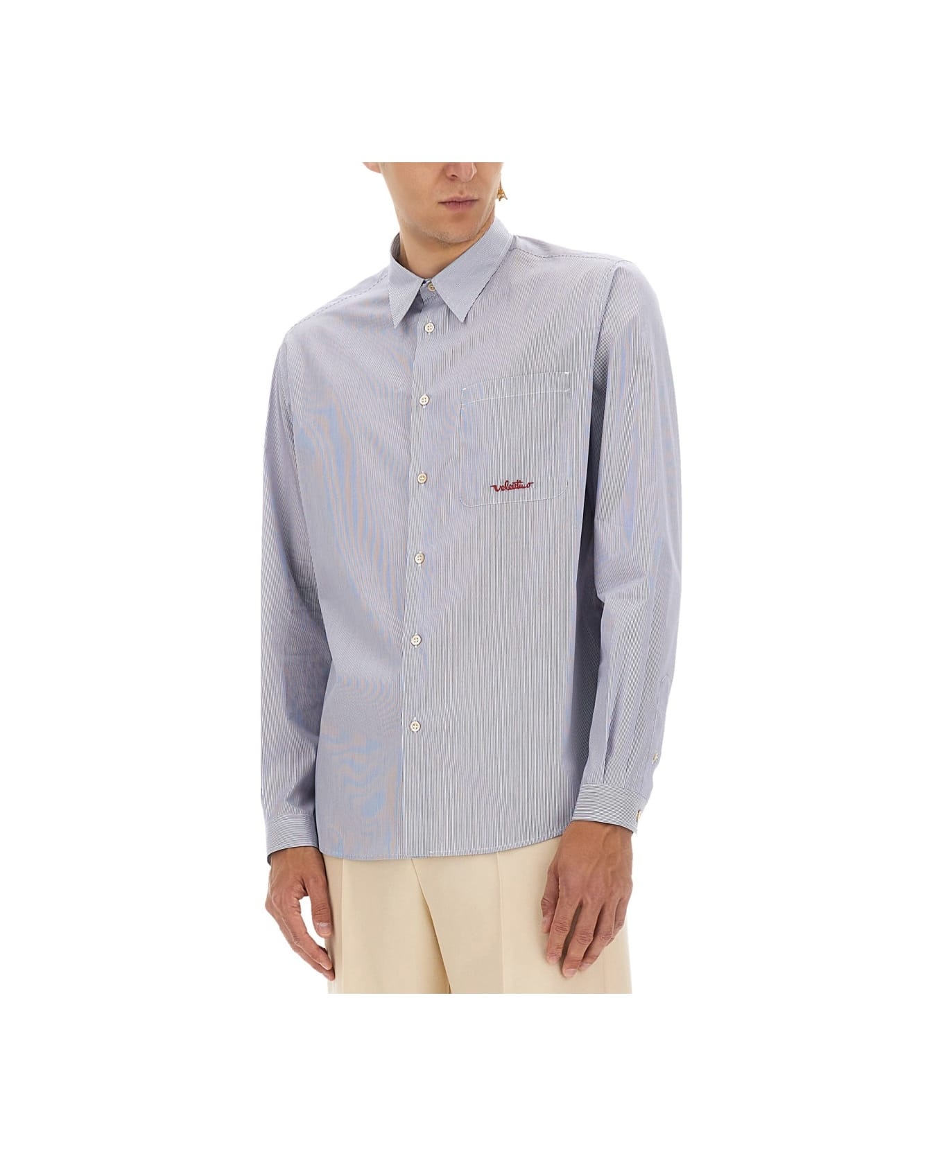 Striped Cotton Shirt - 4