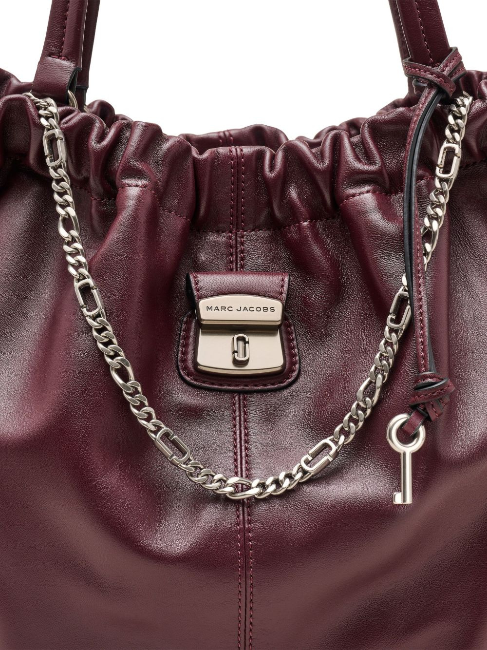 The Cristina chain-embellished drawstring tote bag - 4