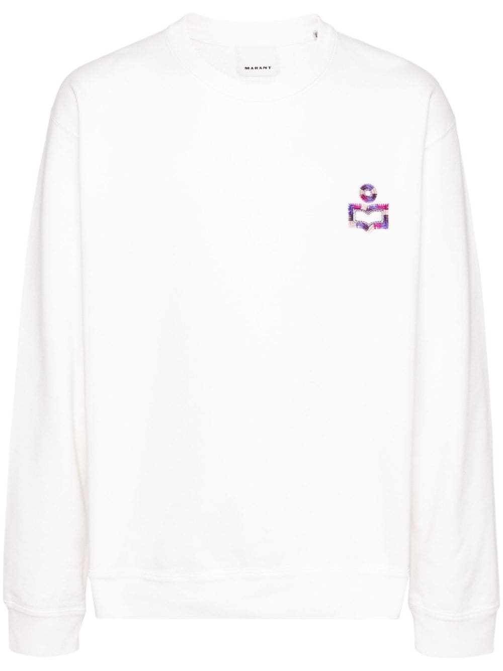 Mikoe embroidered.logo sweatshirt - 1