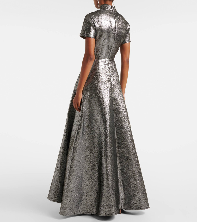 Malinda jacquard gown 3