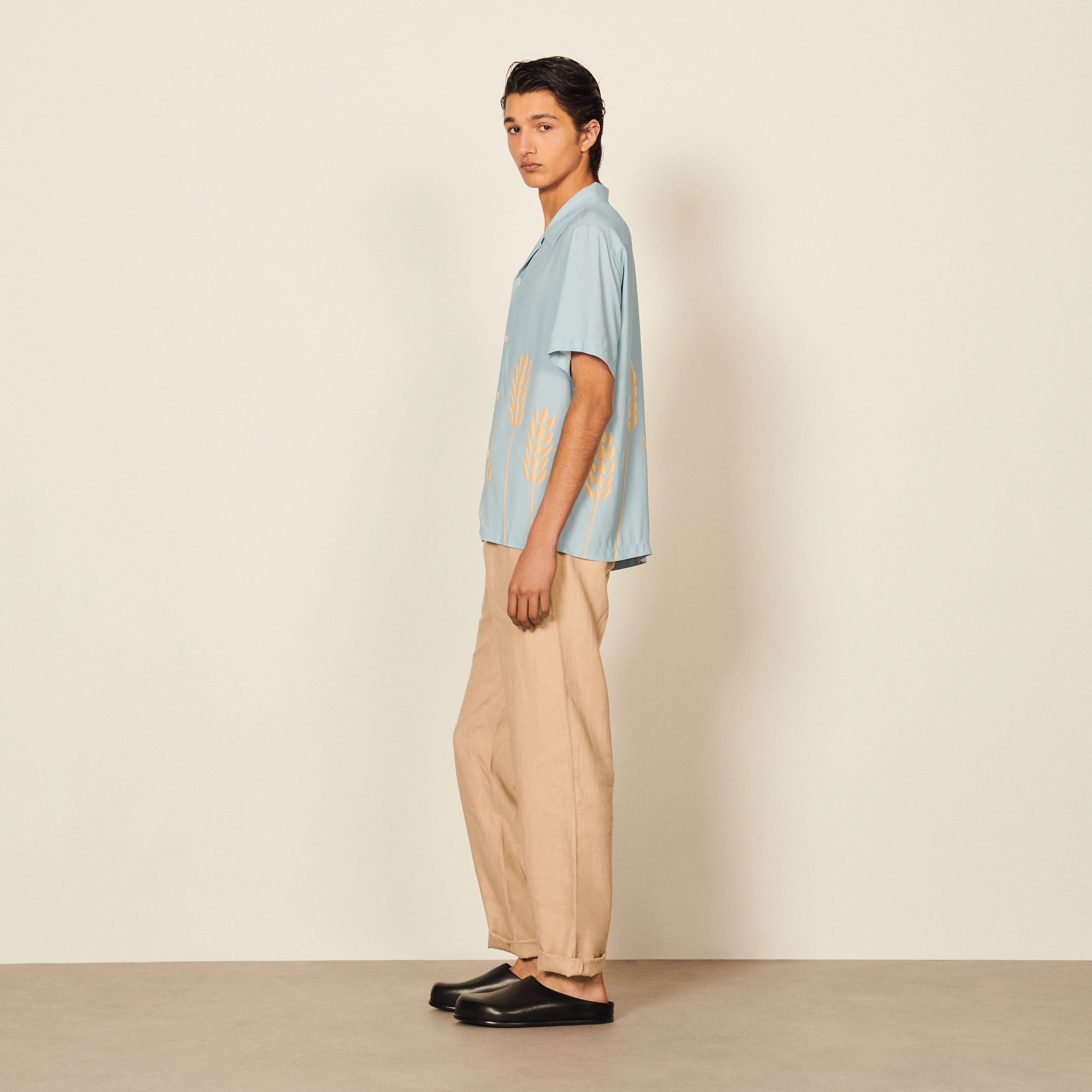 Printed flowing shirt - 4