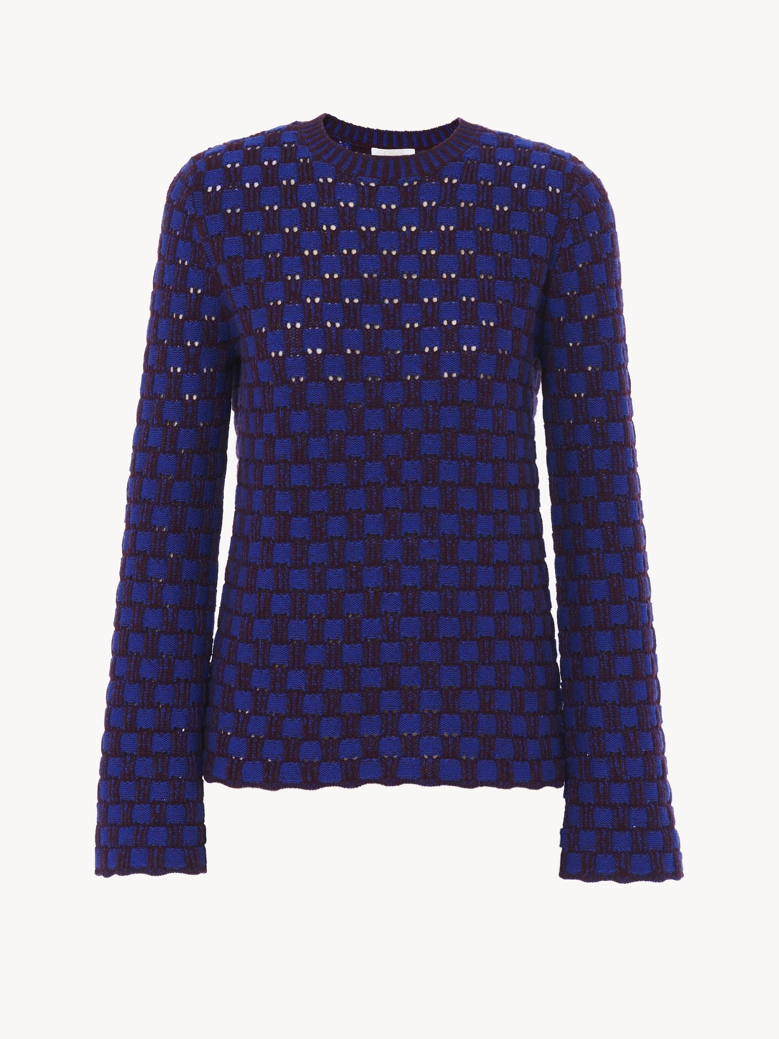 TRUMPET-SLEEVE SWEATER - 4