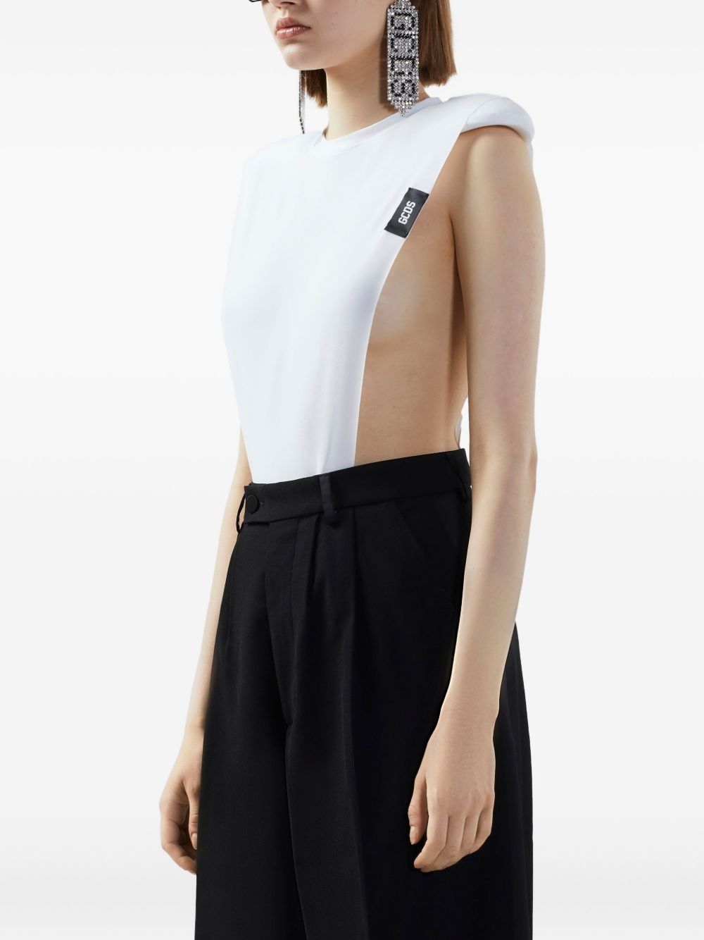 logo-tag bodysuit - 4